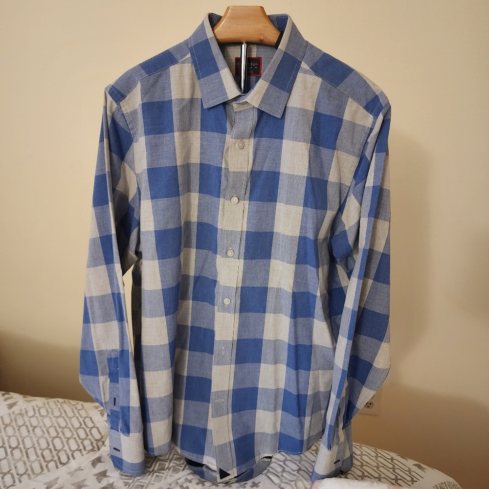 UNTUCKit Shirt Button Down Casual Men Slim Fit
